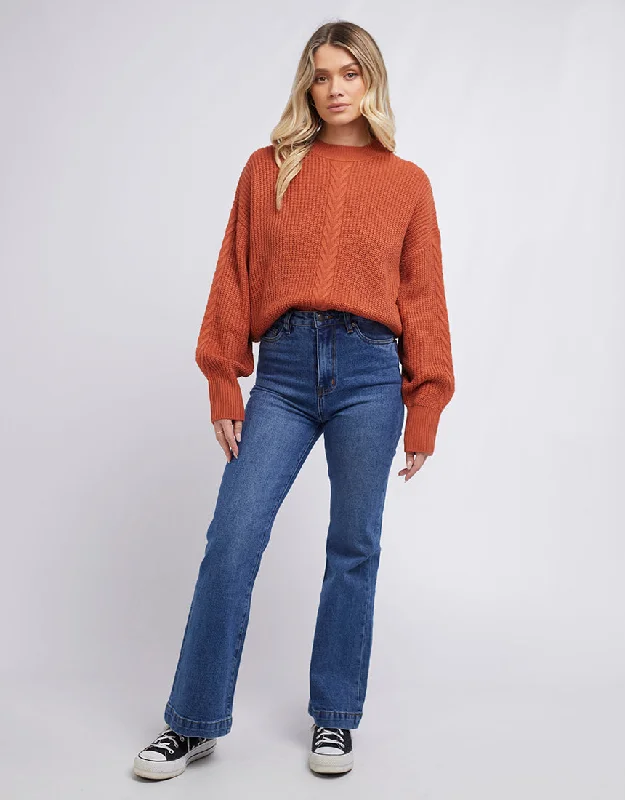 All About Eve Rumi Knit Sweater Rust