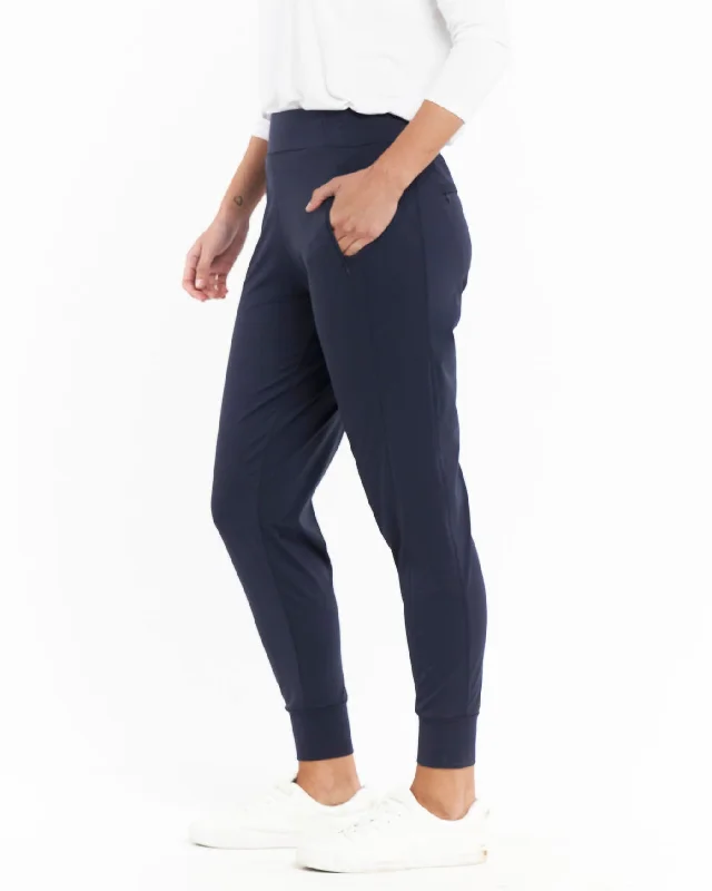 Betty Basics Hallie Hybrid Joggers Navy