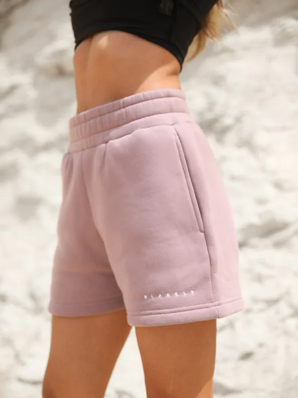 Isabel Jogger Shorts - Dusty Pink