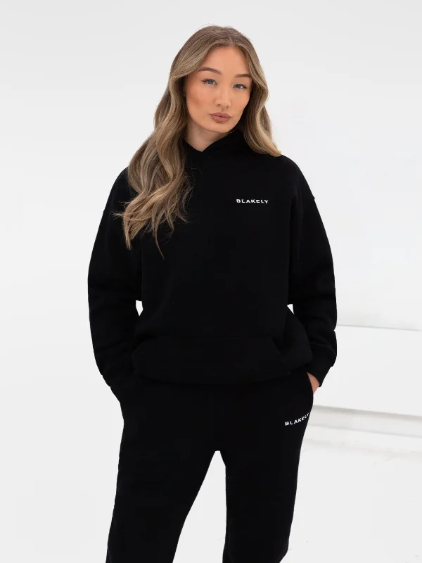 Series Oversized Hoodie - Black