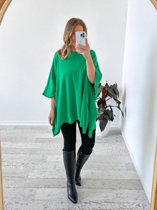 Brynne Poncho - Green