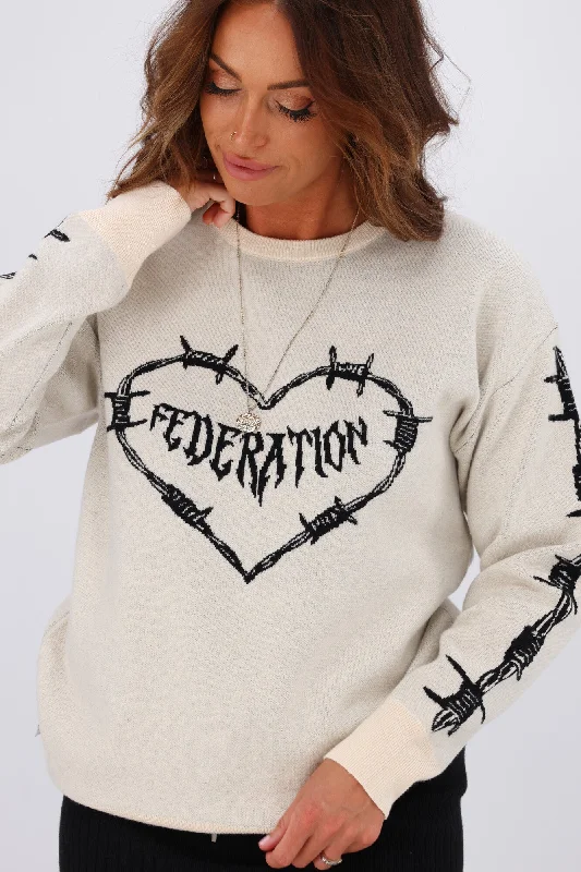 Federation Caution Knit Ivory