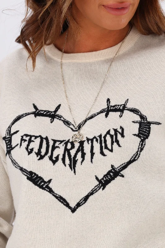 Federation Caution Knit Ivory