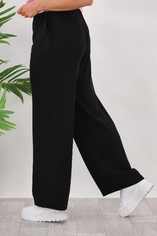 Gloss by Shine On Liberty Wide Leg Pants Black