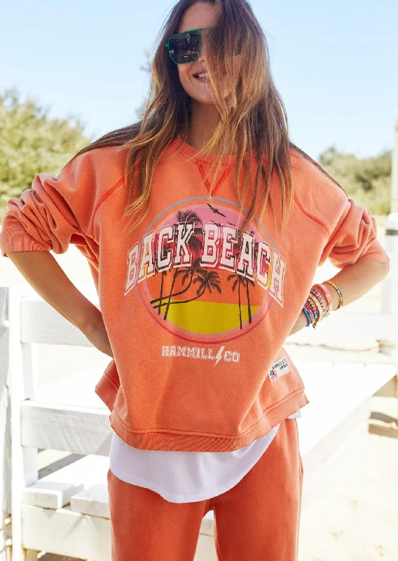 Hammill + Co Beach Vintage Sweat Orange