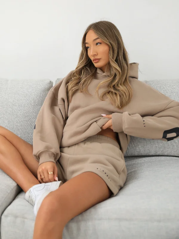 Isabel Oversized Hoodie - Tan