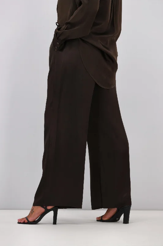 Jane James Amelie Sateen Pants Moss