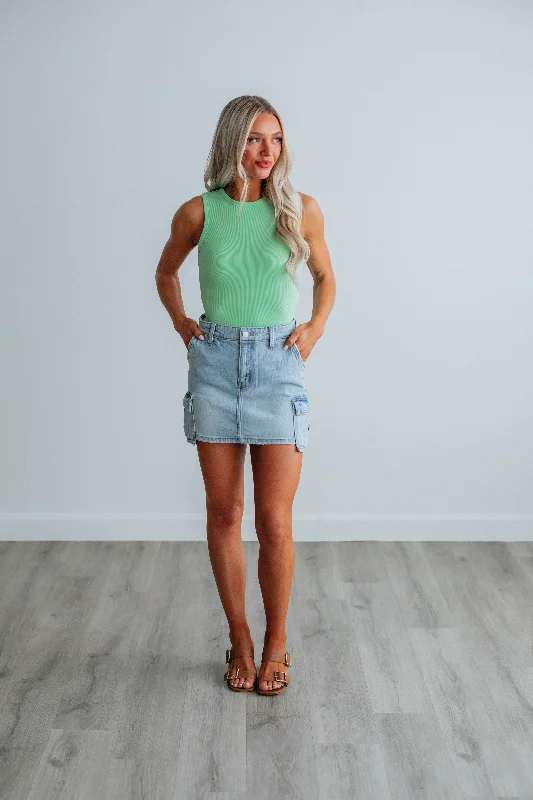 Jenni KanCan Denim Skirt