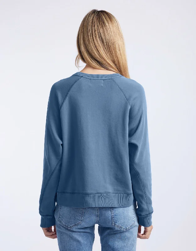 Le Marais Paris Sweat - Washed Slate/Sorbet