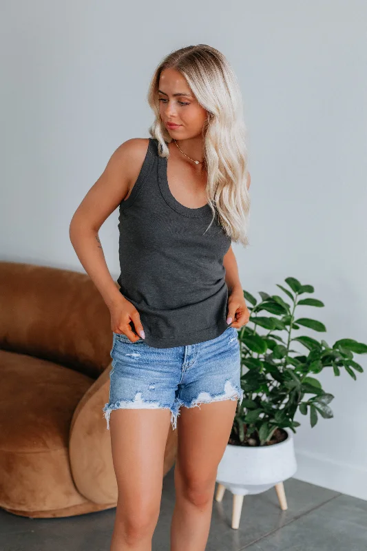 Lita Basic Tank - Charcoal