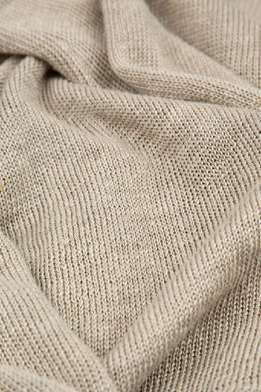 Open Type Natural Linen Cardigan