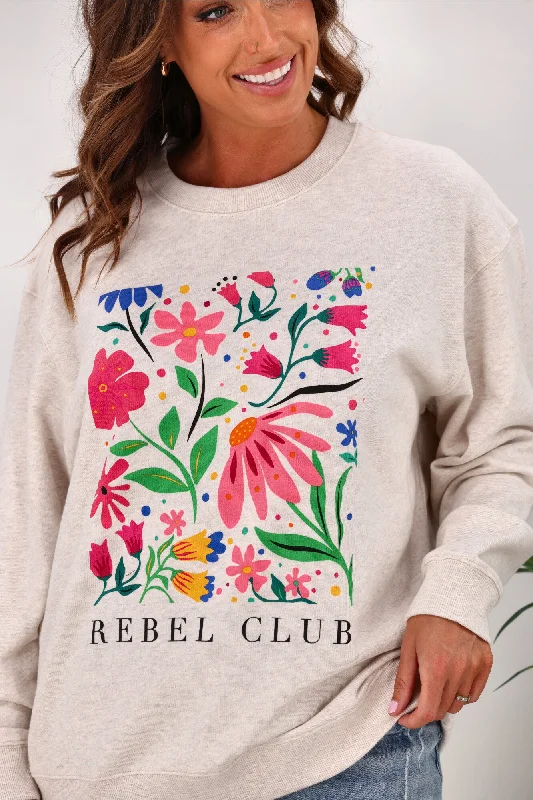 Rebel Club by Shine On Market Crew - Oatmeal Marle