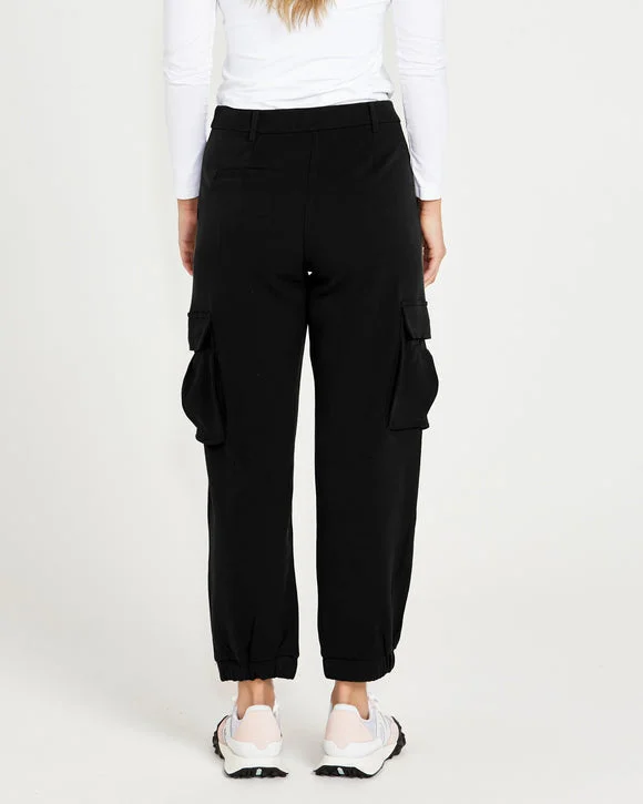 Sass Mischa Cargo Jogger Black