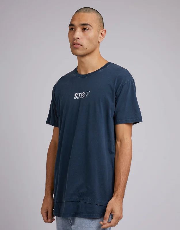 Silent Theory Mens Axel Tee Navy