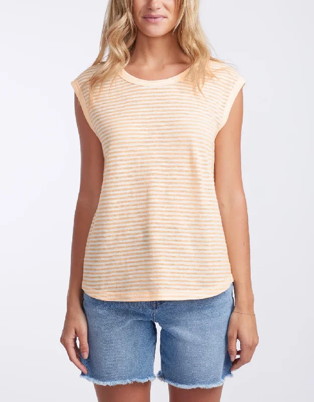 Sorbet Stripe Cali Tank - Gelati Orange