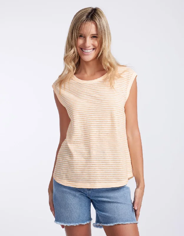 Sorbet Stripe Cali Tank - Gelati Orange