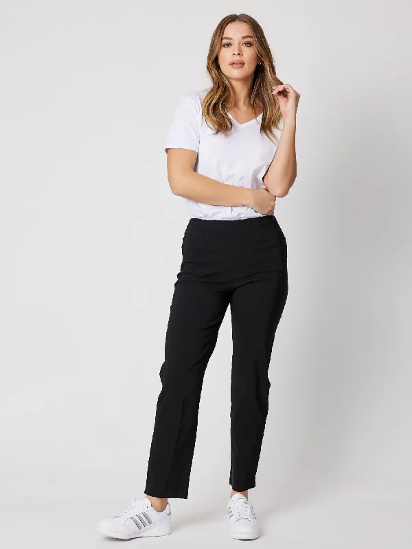 Threadz Basics Full Length Pants Black