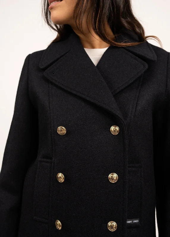 VOILURE II - Authentic Peacoat for Women | 100% Wool (NAVY)