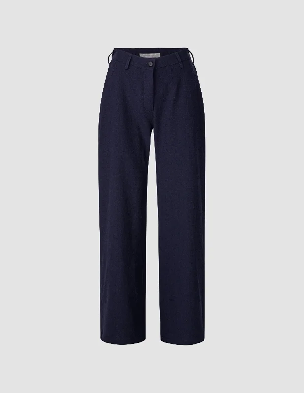 Linen Pants Navy