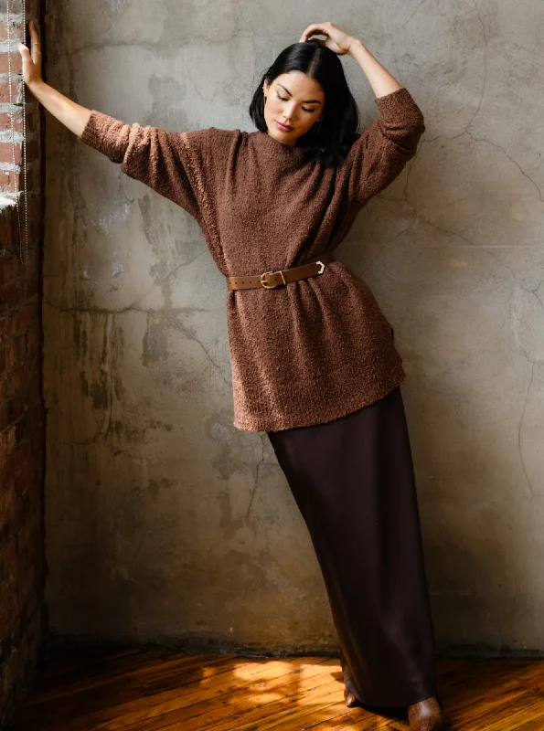 Alexis Boucle Sweater - Mocha