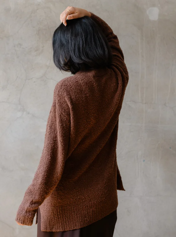 Alexis Boucle Sweater - Mocha