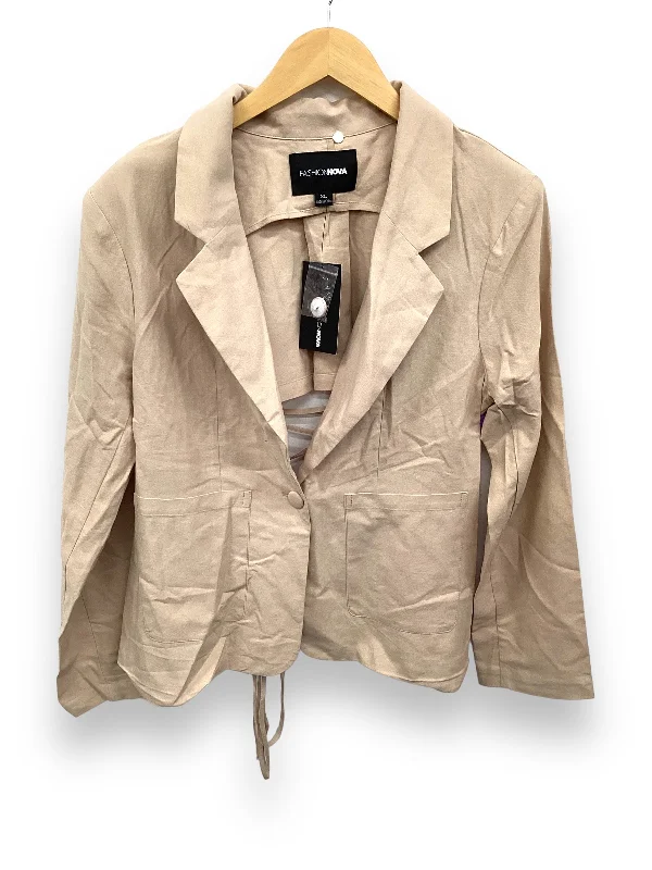 Beige Blazer Fashion Nova, Size Xl