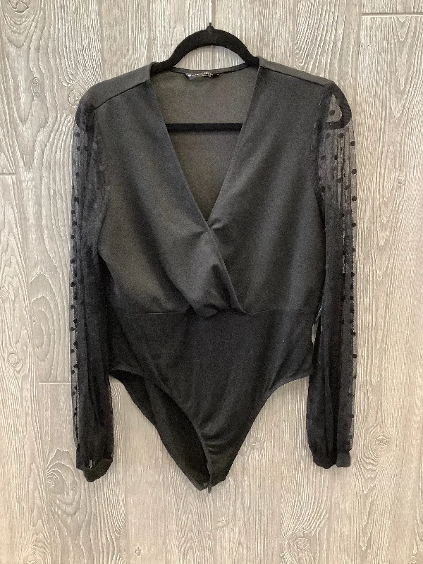 Black Bodysuit Shein, Size Xl