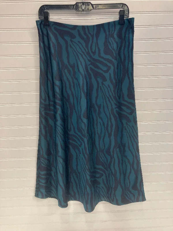 Black & Green Skirt Midi J. Crew, Size M