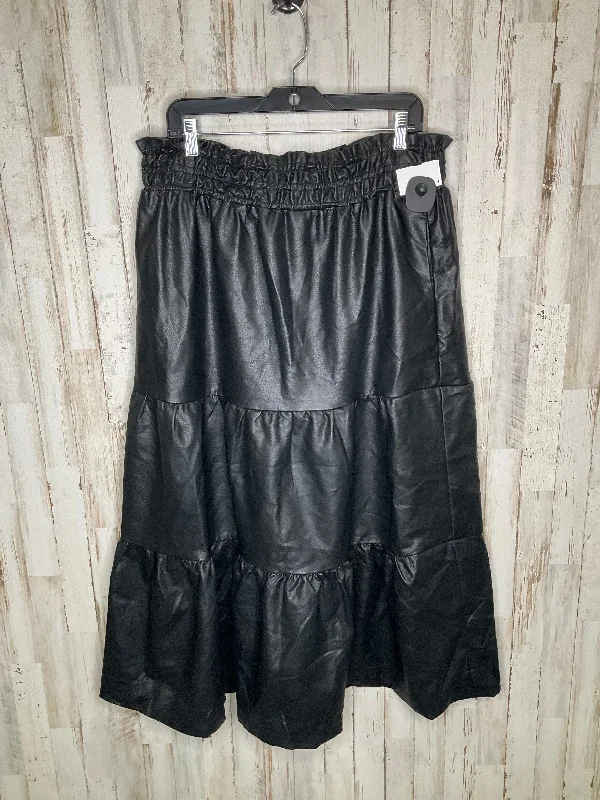 Black Skirt Maxi Anthropologie, Size 12