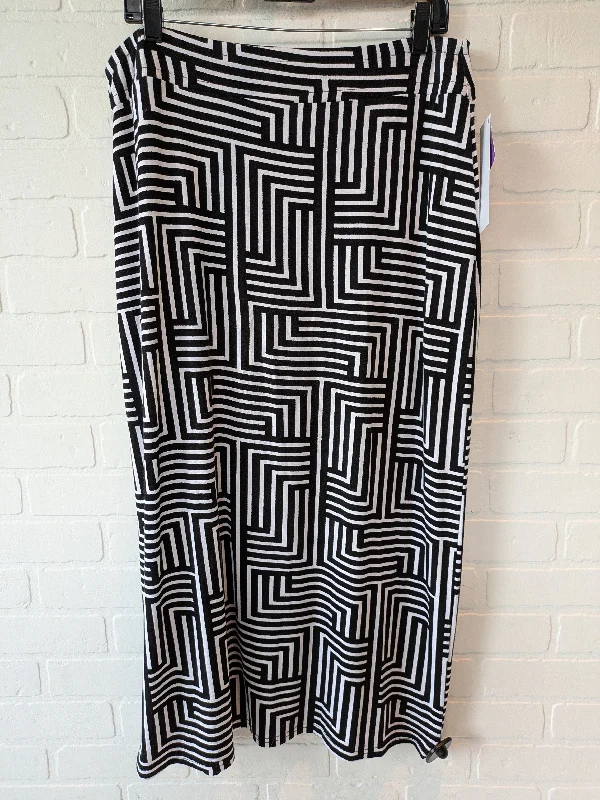 Black & White Skirt Maxi Anthropologie, Size 16