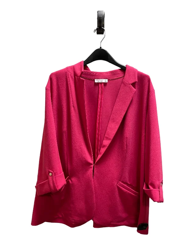 Blazer By 89th And Madison In Pink, Size: 2x