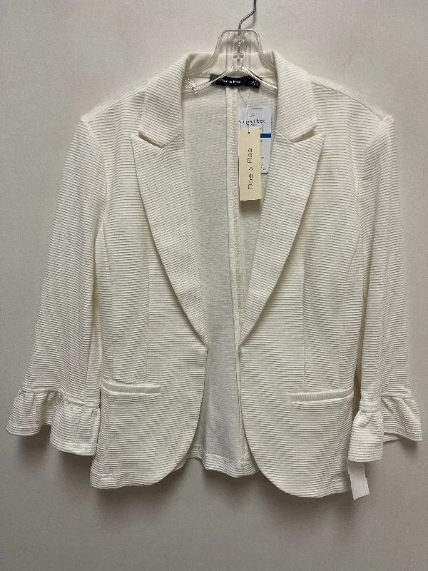 Blazer By Doe & Rae In White, Size: S