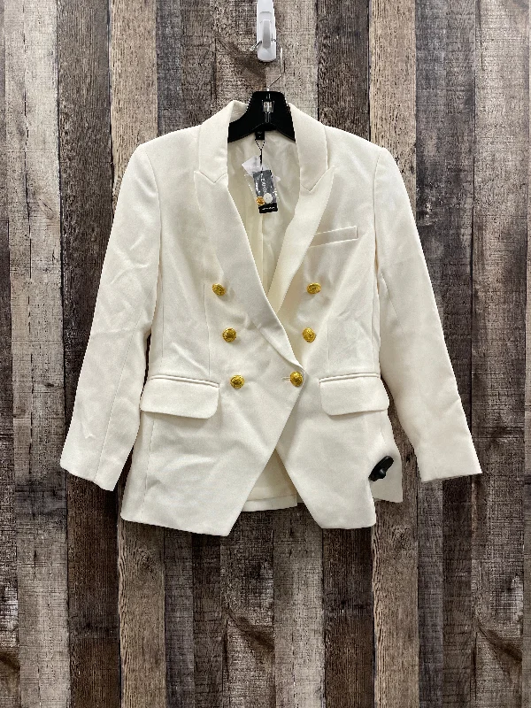 Blazer By Express In White, Size: Xs