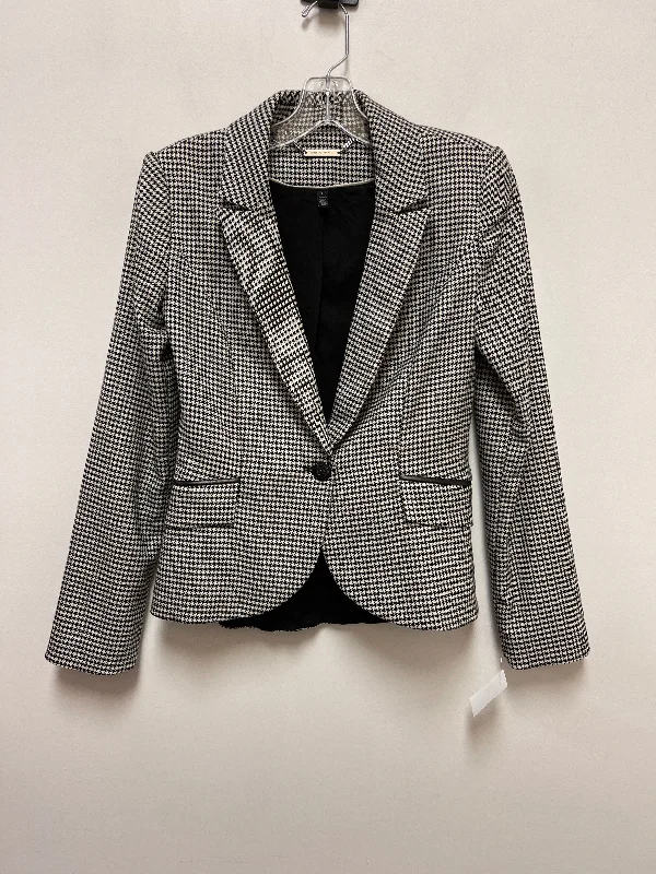 Blazer By White House Black Market In Black & White, Size: Xs