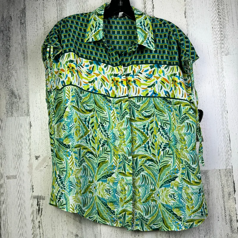 Blouse Short Sleeve By ALEX & LILI   Size: M