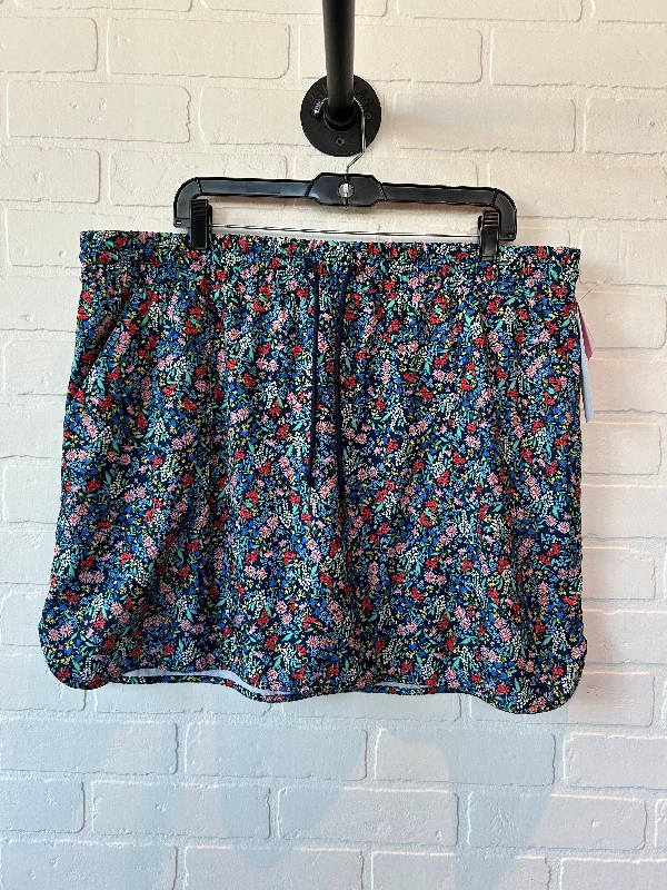 Blue & Green Skirt Mini & Short St Johns Bay, Size 18