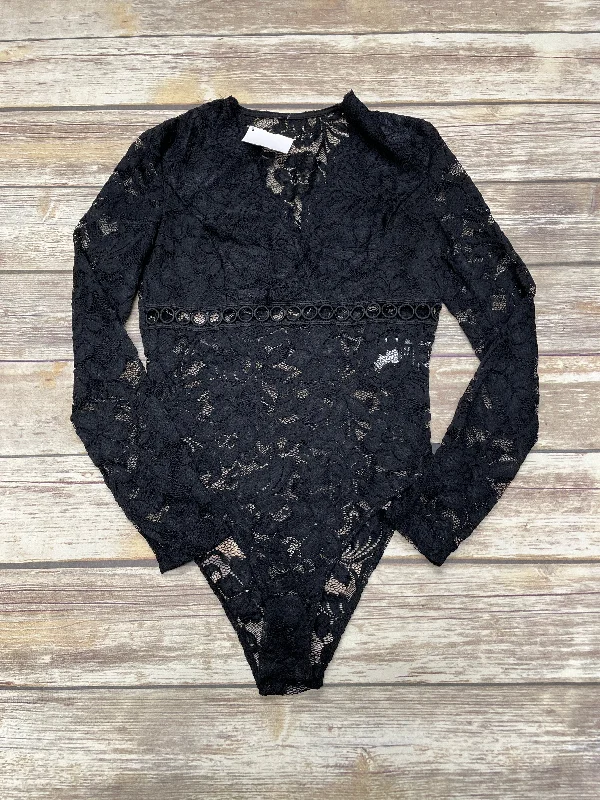 Bodysuit By Shein In Black, Size: Xs