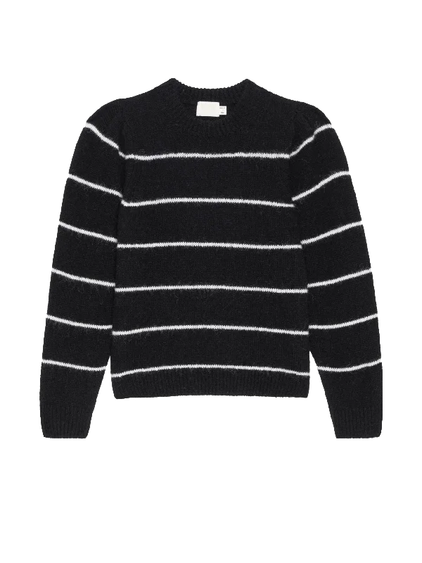 Busy Sweater - Oreo Stripe