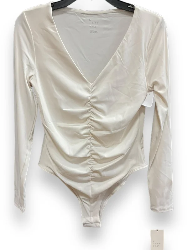 Cream Bodysuit A New Day, Size S