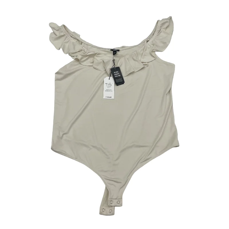 CREAM EXPRESS BODYSUIT, Size XL