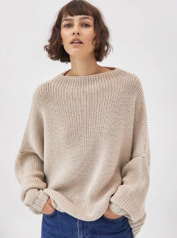 Laumės Wool Sweater - Beige