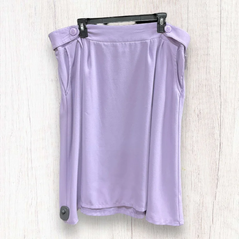 Lavender Skirt Midi Ophelia Roe, Size 1x