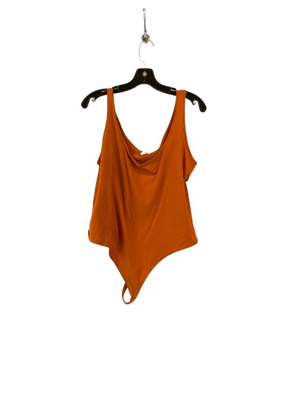 Orange Bodysuit Bp, Size 2x