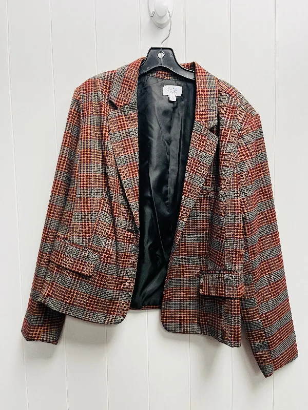 Plaid Pattern Blazer Croft And Barrow, Size Xl