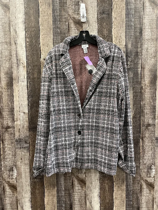 Plaid Pattern Blazer Rue 21, Size Xl