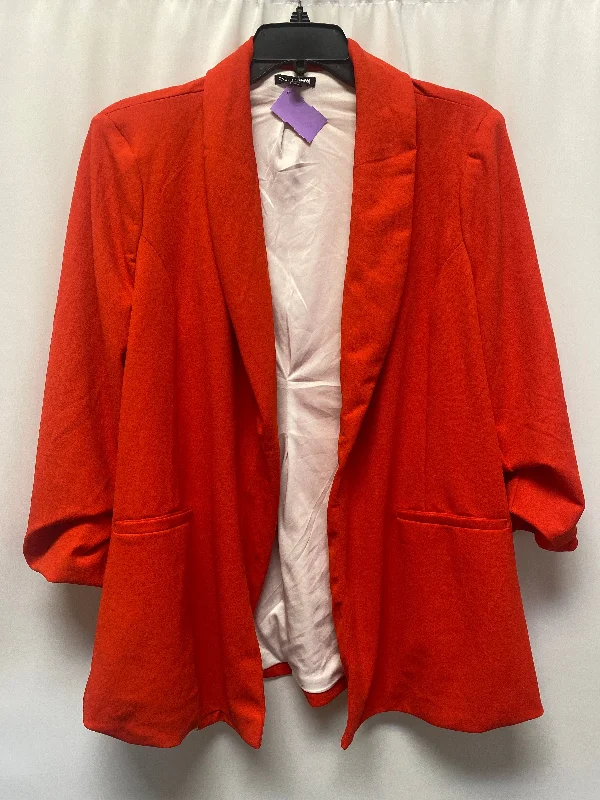 Red Blazer Fashion Nova, Size 2x