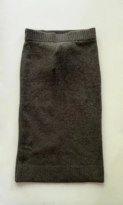 Skirt Maxi By H&m In Grey, Size: 0