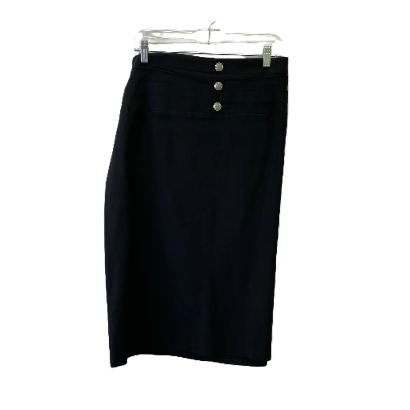 Skirt Midi By Ashley Stewart In Black, Size: 22