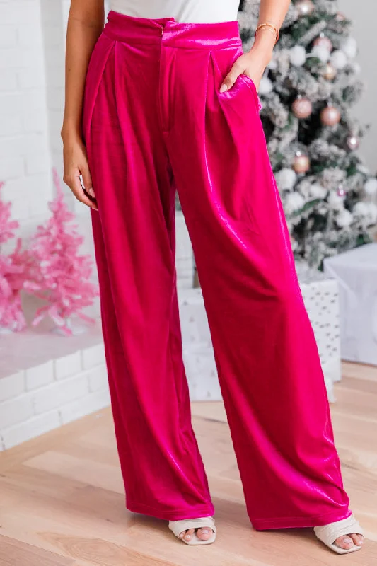 Still The Same Pink Velvet Pants FINAL SALE