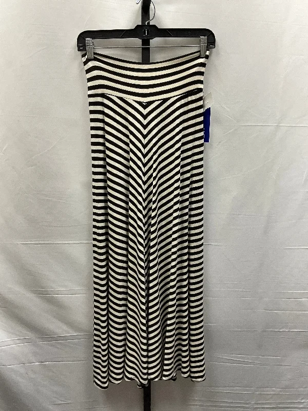 Striped Pattern Skirt Maxi Apt 9, Size M